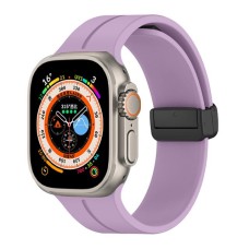 Ремінець Magnetic Silicone Strap Wrist Band для Apple Watch 42mm / 44mm / 45mm / 49mm Purple lilac