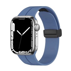 Ремінець Magnetic Silicone Strap Wrist Band для Apple Watch 42mm / 44mm / 45mm / 49mm Premium blue