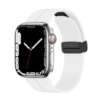 Ремінець Magnetic Silicone Strap Wrist Band для Apple Watch 38mm / 40mm / 41mm White