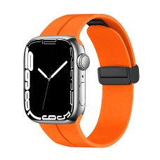 Ремінець Magnetic Silicone Strap Wrist Band для Apple Watch 42mm / 44mm / 45mm / 49mm Orange