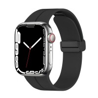 Ремінець Magnetic Silicone Strap Wrist Band для Apple Watch 38mm / 40mm / 41mm Black