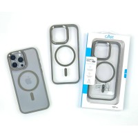 Чохол Color Clear Case with MagSafe iPhone 15 Pro Grey