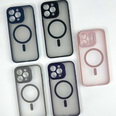 Чохол Stand Camera Case  with MagSafe iPhone 15 Grey