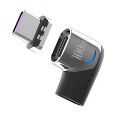 Перехідник Adapter OTG Type-C to Type-C (кутовий / магнітний) Earldom ET-OT59