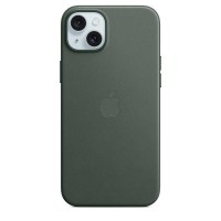 Чохол iPhone 15 FineWoven Case with MagSafe Evergreen