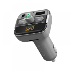 FM - трансмітер Earldom ET-M11 Bluetooth USB 3.4A Grey