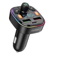 FM - трансмітер Earldom ET-M70 Car Charger 3.1A 2U 1C Black