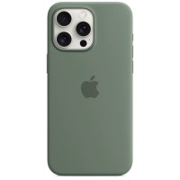 Чохол Silicone Case with MagSafe for iPhone 15 Pro Cypress
