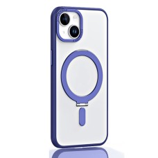 Чохол NEW Matte Guard MagSafe Ring Case for iPhone 15 Plus Dark Blue