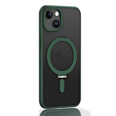 Чохол NEW Matte Guard MagSafe Ring Case for iPhone 15 Plus Dark Green