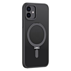 Чохол NEW Matte Guard MagSafe Ring Case for iPhone 12 Black