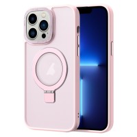 Чохол NEW Matte Guard MagSafe Ring Case for iPhone 12 Pro Pink