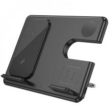 Бездротовий зарядний пристрій Wireless Charger 3 in 1 Hoco CQ2 SAM Watch black
