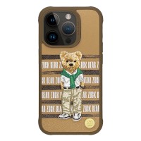 Чохол Zuck Bear San Francisco Fortune Leather Case iPhone 15 Pro Golden State Bear