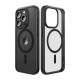 Чохол iPhone 15 Rock Guard Clear with magnetic Black