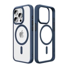 Чохол для iPhone 15 Plus Rock Guard Clear with magnetic Blue