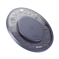 Бездротовий зарядний пристрій Baseus Simple 2 Wireless Charger 15W Purple CCJJ050005