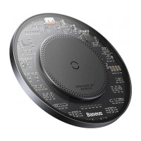 Бездротовий зарядний пристрій Baseus Simple 2 Wireless Charger 15W Black CCJJ050001