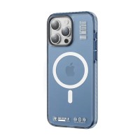 Чохол iPhone 15 Pro Rock Shield Double with magnetic Blue