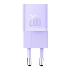 Мережевий зарядний пристрій Baseus GaN5 Fast Charger (mini) 20W Purple CCGN050105