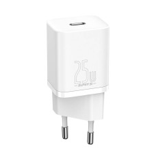 Мережевий зарядний пристрій Baseus Super Si Quick Charger 25W White CCSP020102
