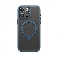 Чохол ROCK Guard with Magnetic (Foldable Magnetic Ring) for iPhone 15 Pro Titanium Blue