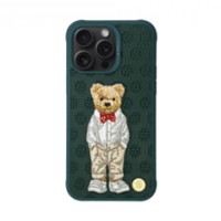 Чохол Zuck Bear Paris Gentleman Leather Case iPhone 15 Pro Bow Tie
