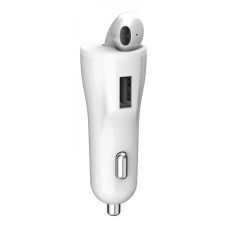 Автомобільний зарядний пристрій XO CB1 1USB QC3.0 3.4A 18W White