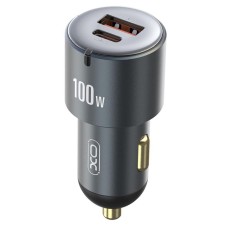 Автомобільний зарядний пристрій XO CC47 QC3.0 100W Black