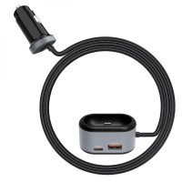 Автомобільний зарядний пристрій XO CC29 з конектором Lightning AirPods 35W Black