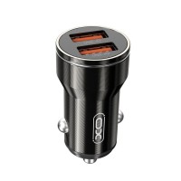 Автомобільний зарядний пристрій XO CC48 2USB 2.4A Black