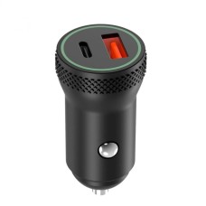 Автомобільний зарядний пристрій XO CC33 QC3.0 18W Black