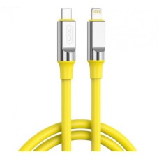 Кабель XO NB-Q252A PD 27W/1m Type-c to Lightning Fast Charging Yellow