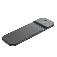 Бездротовий зарядний пристрій HOCO CQ6 Power 3 in 1 wireless fast charger (SAM Watch) Black