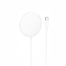 Бездротовий зарядний пристрій HOCO CW52 Enjoy magnetic wireless fast charging White