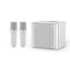 Портативна колонка Bluetooth CH Hifi YS111 мікрофон 2шт 10W White