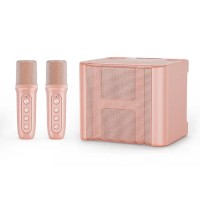 Портативна колонка Bluetooth CH Hifi YS111 мікрофон 2шт 10W Pink