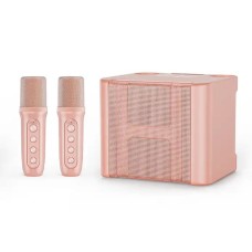 Портативна колонка Bluetooth CH Hifi YS111 мікрофон 2шт 10W Pink