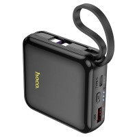 Повербанк портативний акумулятор Power bank Hoco Q23 Blade 22.5W 10000 mAh Black