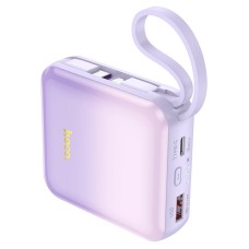 Повербанк портативний акумулятор Power Bank Hoco Q23 Blade 22.5W 10000 mAh Purple