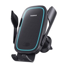 Автомобільний тримач із бездротовою зарядкою Baseus Milky Way Pro 15W Black C40357000111-00