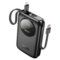 Повербанк портативний акумулятор Power bank Hoco Q19 Lucky 30W 10000 mAh Black