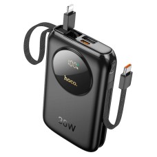 Повербанк портативний акумулятор Power bank Hoco Q19 Lucky 30W 10000 mAh Black