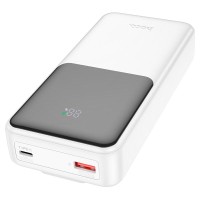 Повербанк портативний акумулятор Power Bank Hoco J119A Sharp fully 22.5W 20000 mAh White