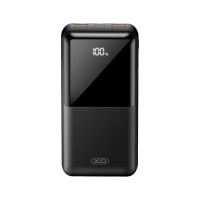 Повербанк портативний акумулятор Power bank XO PR206 Digital Display Fast Charge 22.5W 20000 mAh Black