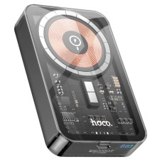 Повербанк портативний акумулятор Power bank Hoco Q14A MagSafe Ice Crystal magnetic PD 20W 10000 mAh Black