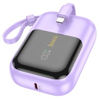 Повербанк портативний акумулятор Power Bank Hoco Q20 Fountain 22.5W 10000 mAh Purple