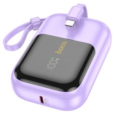 Повербанк портативний акумулятор Power Bank Hoco Q20 Fountain 22.5W 10000 mAh Purple