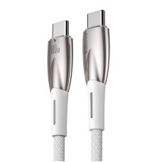 Кабель Baseus Glimmer Series Fast Charging Data Cable Type-C to Type-C 100W 5A 2m White CADH000802