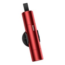 Автомобільний молоток - ніж для ременів безпеки Baseus Sharp Tool Safety Hammer Red CRSFH-09